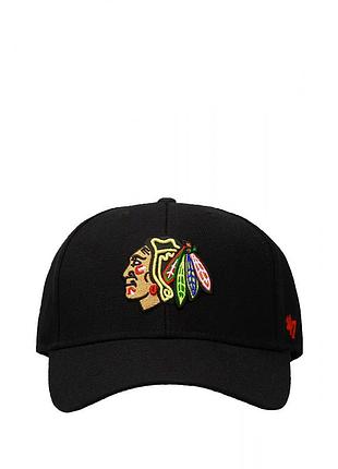 Кепка 47 brand nhl chicago blackhawks черный, серый уни osfa