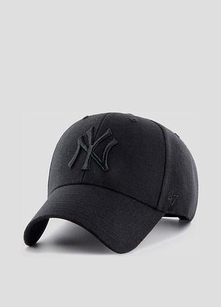 Кепка 47 brand mvp ny yankees snapback чорний уні osfa