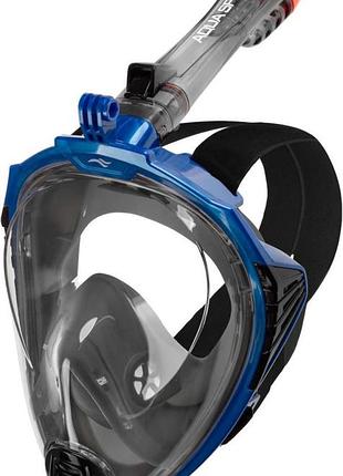 Повнолицьова маска aqua speed drift 9930 чорний, синій уні s/m