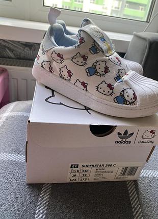 Дитячі кросівки adidas hello kitty 28 розмір