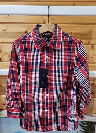 Детская рубашка tommy hilfiger