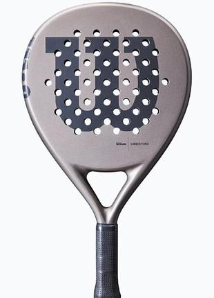 Ракетка для падел-тениса wilson carbon force padel 2 (wr134511u2)