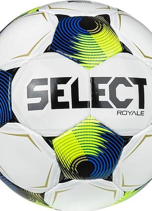 Мяч футбольный select fb royale v26 белый, желтый 4