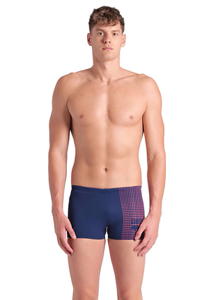 Плавки-шорти для чоловіків arena foggy dots swim short темно-синій, кораловий чол 85