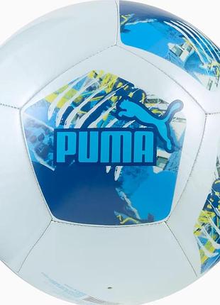 М'яч футбольний puma mcfc ftblnrgy ball білий, синій 5 (084546-75)
