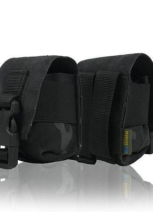 Тактичний підсумок під 1 гранату kiborg gu single mag pouch dark multicam