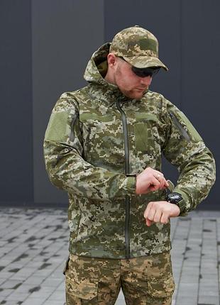 Куртка soft shell пиксель оригинал military 6