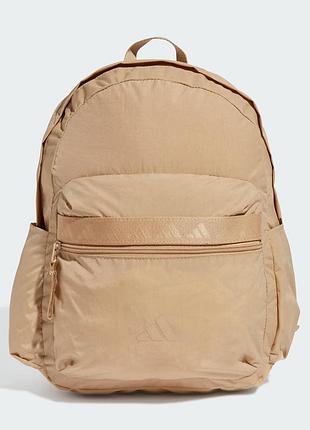 Рюкзак adidas 3 bar logo backpack 23.75 l песочный уни 15x32x43 см