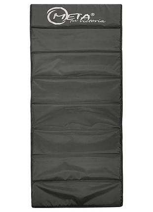 Килимок для фітнесу meta stretching-fitness mat чорний уні 160х60х1,2 см