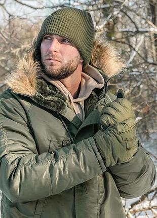 Зимові рукавиці mil-tec thinsulate 3m olive 7