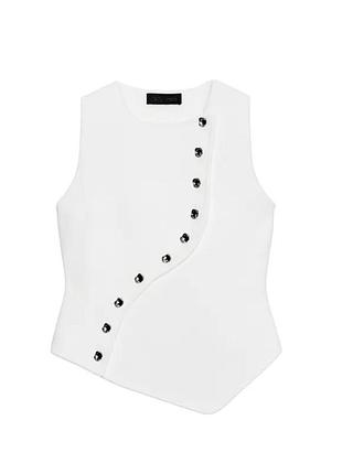 Топ zara з ґудзиками 5