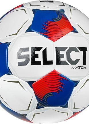 Мяч футбольный select fb match fifa v26 белый, красный 5
