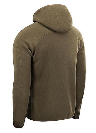 M-tac кофта lite microfleece hoodie army olive l 3