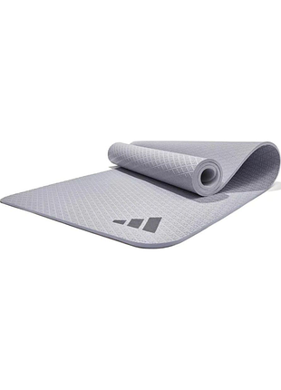 Килимок для йоги adidas yoga mat сірий 183 х 61 х 1 см