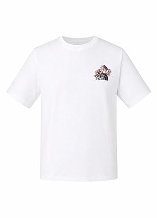 Футболка the north face белая