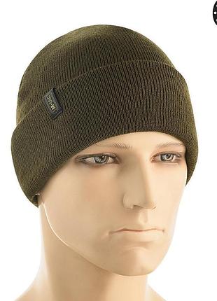 M-tac шапка тонка вязка 100 акрил dark olive