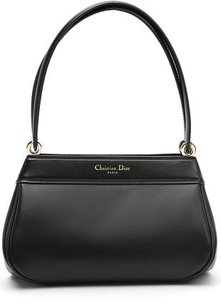 Сумка dior key з чорної шкіри