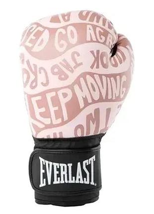 Боксерские перчатки everlast spark training glove розовый жин 10 унций