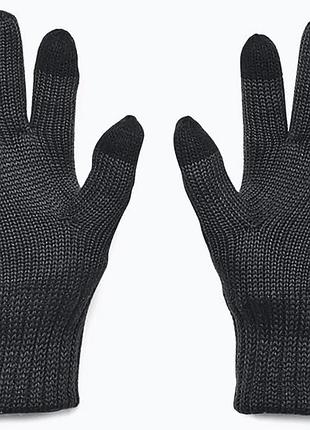 Перчатки under armour halftime wool glove черный чел l/xl 2