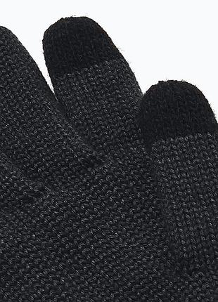 Перчатки under armour halftime wool glove черный чел l/xl 3