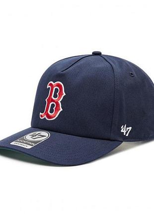 Кепка-snapback 47 brand boston red sox captain dtr темно-синій, зелений уні osfa