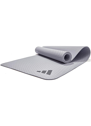 Коврик для йоги adidas yoga mat серый уни 173 х 61 х 0,4 см