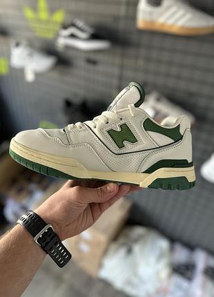 Кроссовки мужские new balance 550 кожа белый
