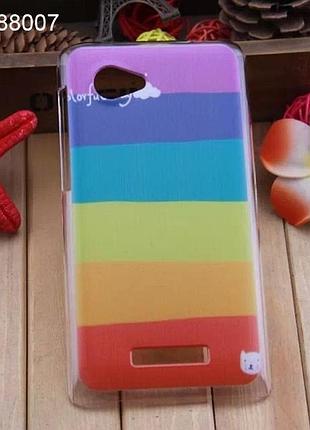 Чехол на lenovo a880 оригинальная панель накладка с рисунком радуга