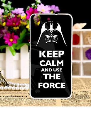 Силіконовий чохол для huawei y6 ii з картинкою keep calm