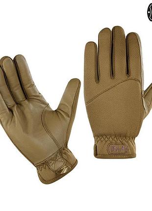 M-tac рукавички scout tactical mk.2 шкіряні coyote m
