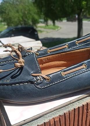 Комфортні шкіряні туфлі, мокасіни, топсайдери clarks