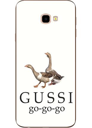 Антибрендовый силіконовий чохол для samsung galaxy j4 plus 2018 gussi go go