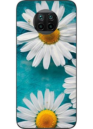 Силиконовый чехол для xiaomi mi 10t lite с картинкой ромашки