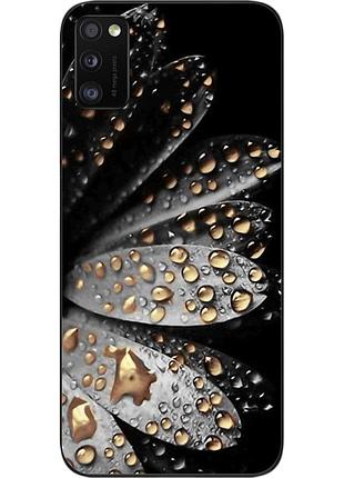 Силіконовий чохол для samsung a41 galaxy a415f з картинкою квітка