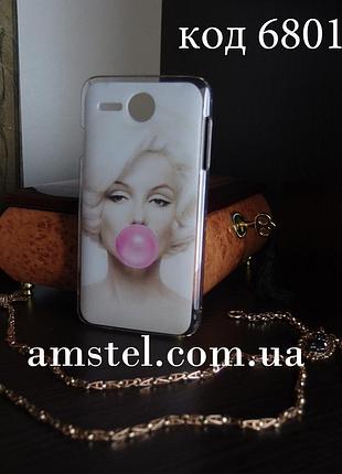 Чохол для lenovo a680 оригінальна панель накладка з малюнком монро