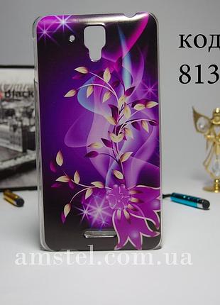 Чехол для lenovo s898t/s8 панель накладка цветок