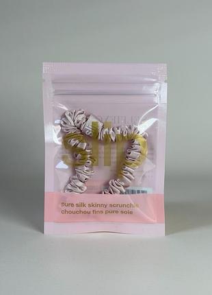 Slip - pure silk skinny scrunchie - тонка шовкова резинка для волосся, 1 шт