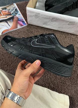 Nike p-6000 gore-tex 'total black' термо