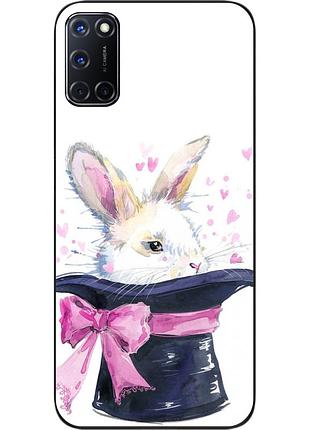 Чехол силіконовий для oppo a52 з картинкою кролик