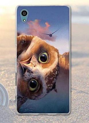 Чохол з картинкою (силікон) для sony xperia xa1 політ