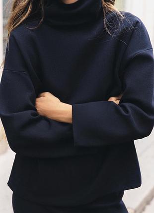 Светр жіночий синій zara new