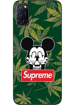 Силіконовий чохол для oppo a72 з картинкою міккі supreme