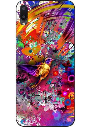 Силіконовий чохол бампер для samsung a02 galaxy a022 з картинкою креатив