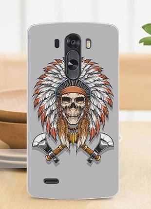 Эксклюзивный чехол для lg g3 optimus d855 d857 с рисунком череп с топорами