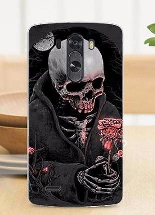 Эксклюзивный чехол для lg g3 optimus d855 d857 с рисунком череп с топорами 3