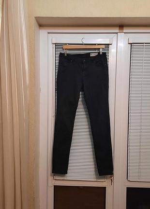 Штани жіночі джинсові чорні, sprit_denim, розмір 32 (l), женские черные джинсы размер л