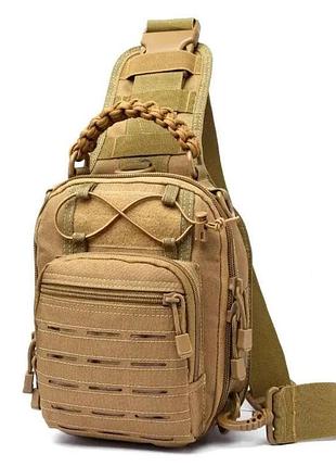 Сумка тактическая lazer 6l paracord ii койот