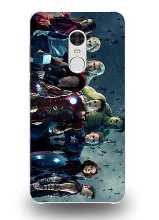 Оригінальний чохол для xiaomi redmi note 4 з картинкою герої marvel