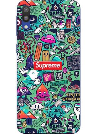 Силиконовый чехол с рисунком для samsung galaxy m10 / a10 креатив supreme