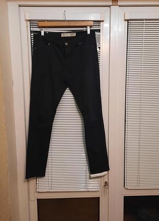 Штани жіночі чорні denim co, розмір 42 (l), женские черные штаны